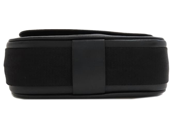 Borsa a tracolla Prada Triangle Logo Nero - vista 4