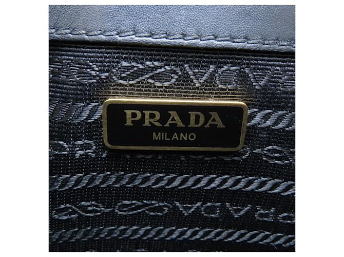 Borsa a tracolla Prada Triangle Logo Nero - vista 6