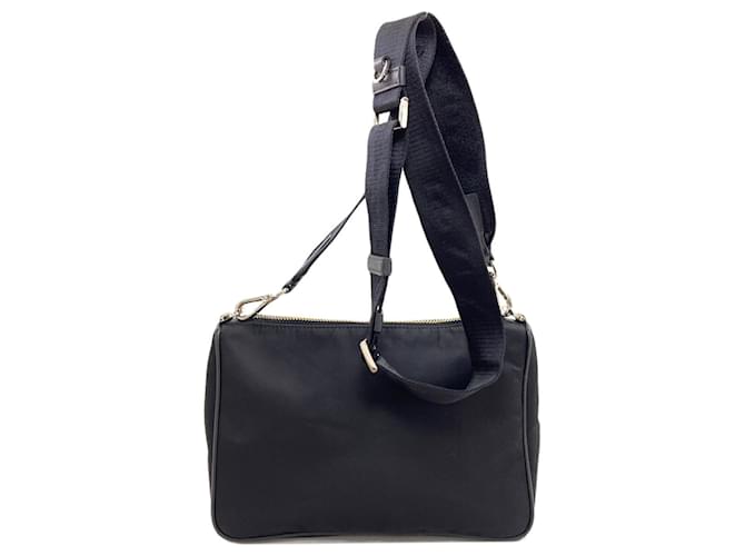 Borsa a tracolla Prada in nylon Nero - vista 2