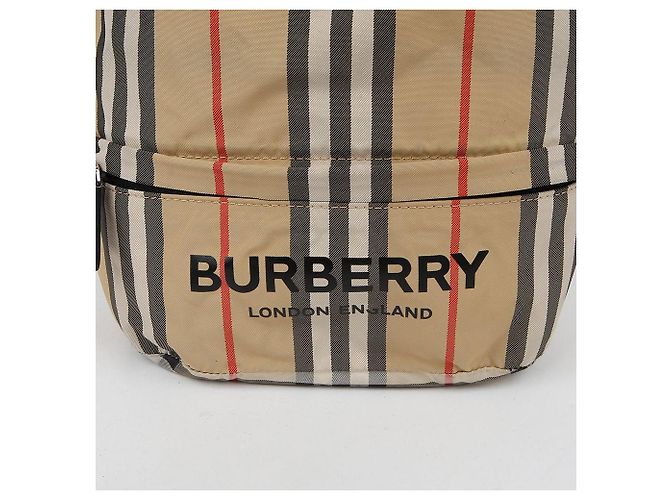 Burberry Pouch a secchiello con coulisse Poibe Marrone - vista 3