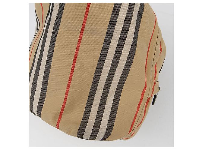 Burberry Pouch a secchiello con coulisse Poibe Marrone - vista 5