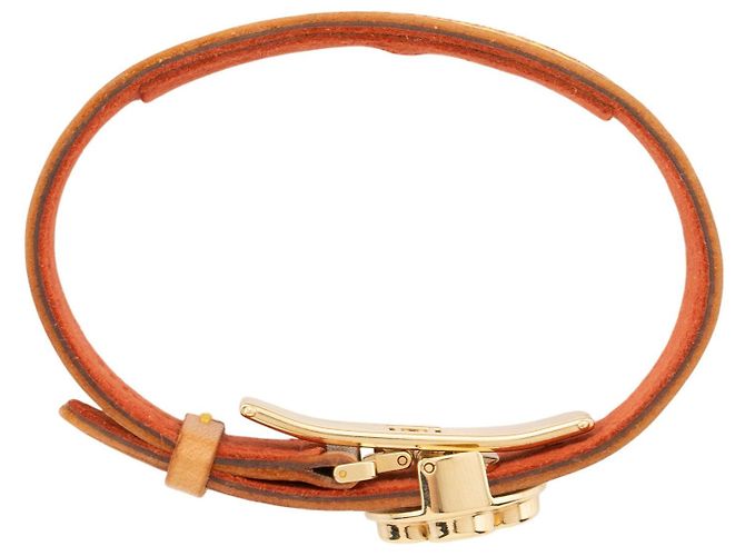 Bracciale dei desideri in pelle vintage Louis Vuitton Marrone - vista 2