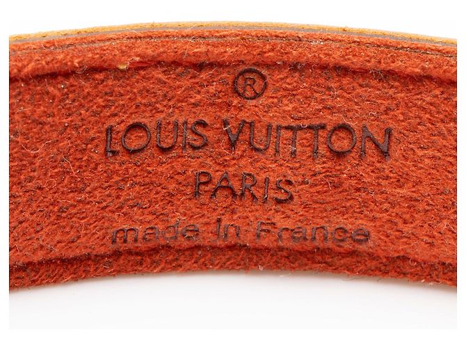 Bracciale dei desideri in pelle vintage Louis Vuitton Marrone - vista 4