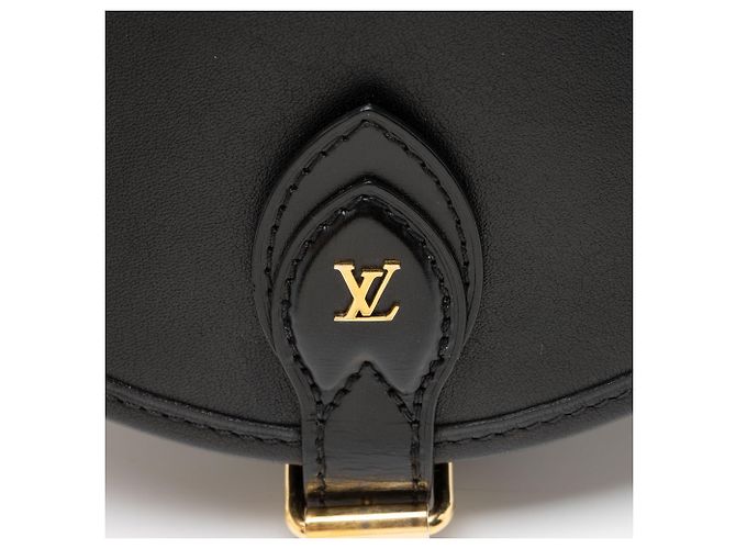 Borsa a tracolla Louis Vuitton Tambourin NM in pelle di vitello Nero - vista 9