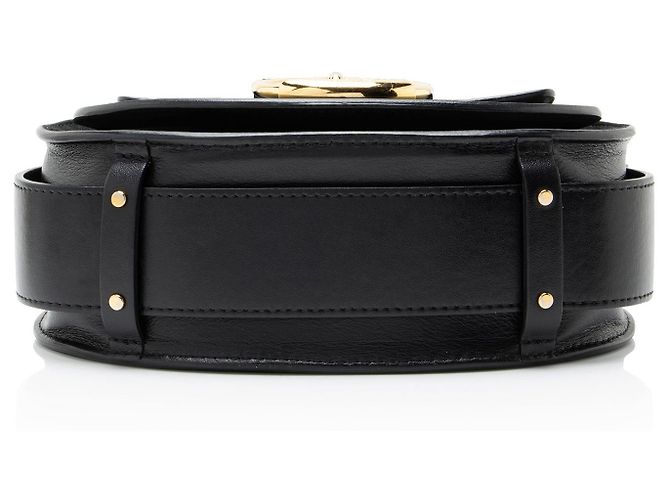 Chloé Borsa a spalla piccola Tess in pelle di vitello Chloe Nero - vista 4