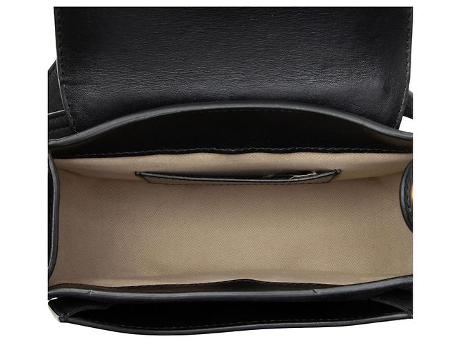 Chloé Borsa a spalla piccola Tess in pelle di vitello Chloe Nero - vista 7