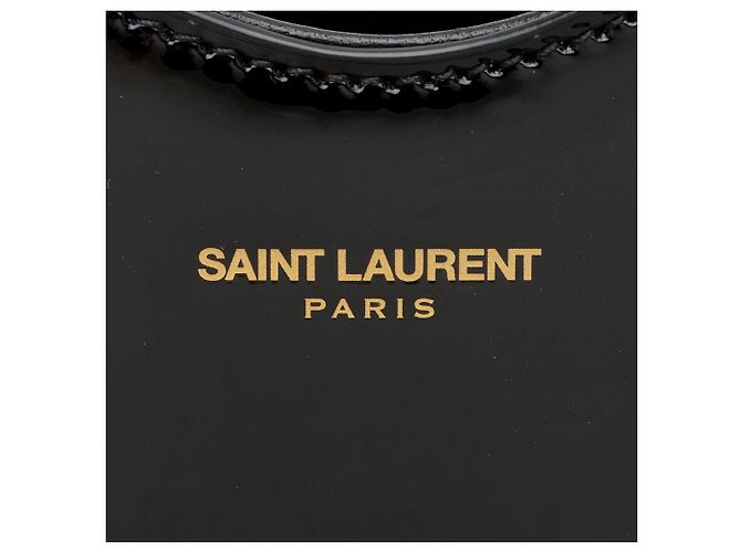 Saint Laurent Rendez-Vous Mini Hobo aus Lackleder Schwarz - Ansicht 9