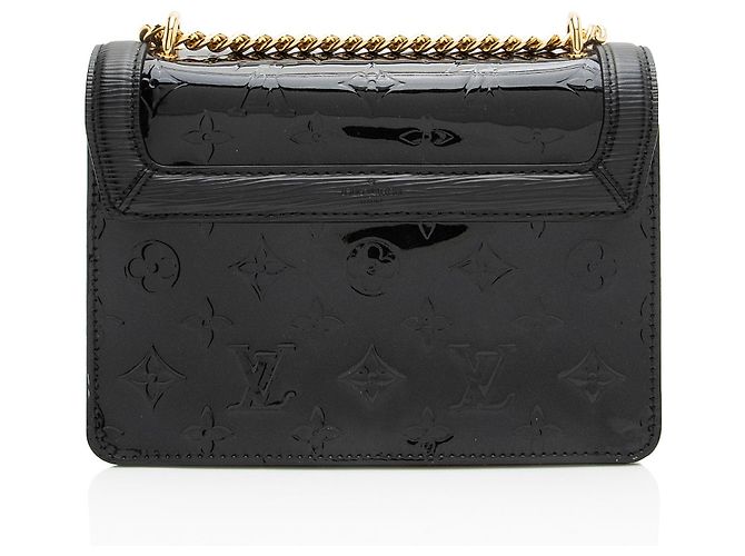 Borsa a tracolla Louis Vuitton Monogram Epi Vernis Wynwood Nero - vista 3