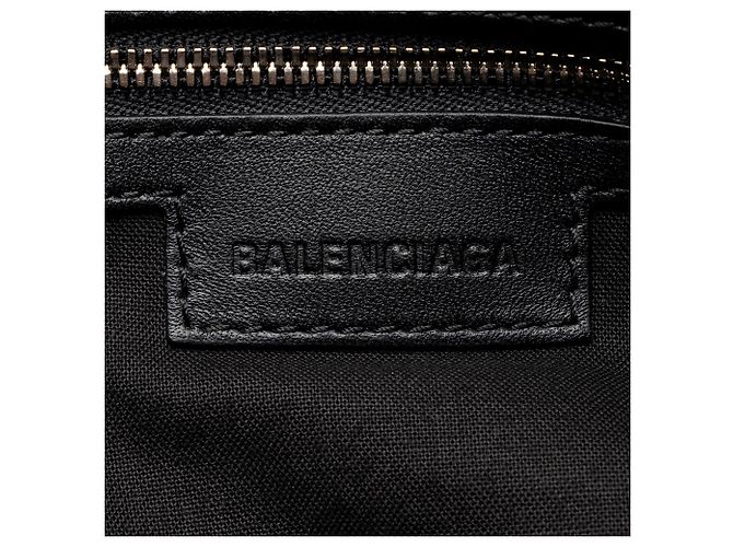 Borsa a spalla Small Le Cagole in agnello Balenciaga Bianco - vista 8