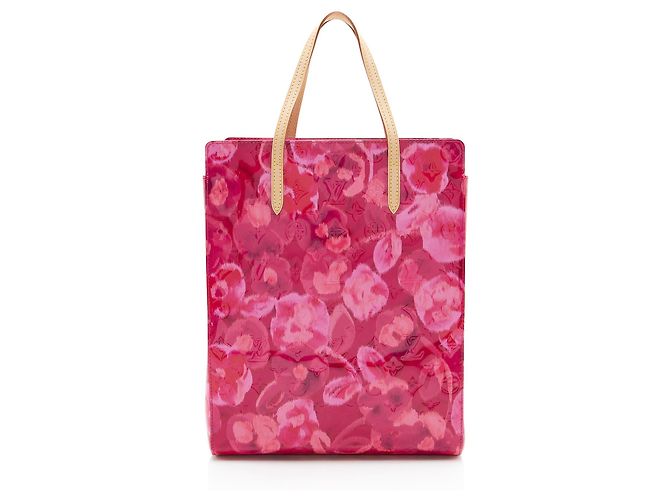 Louis Vuitton Limited Edition Monogram Vernis Ikat Catalina N/S Tote Rosa - vista 3