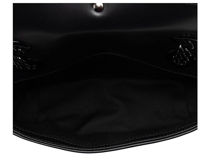 Borsa a patta piccola GG Marmont monocromatica in pelle matelassé Gucci Nero - vista 7