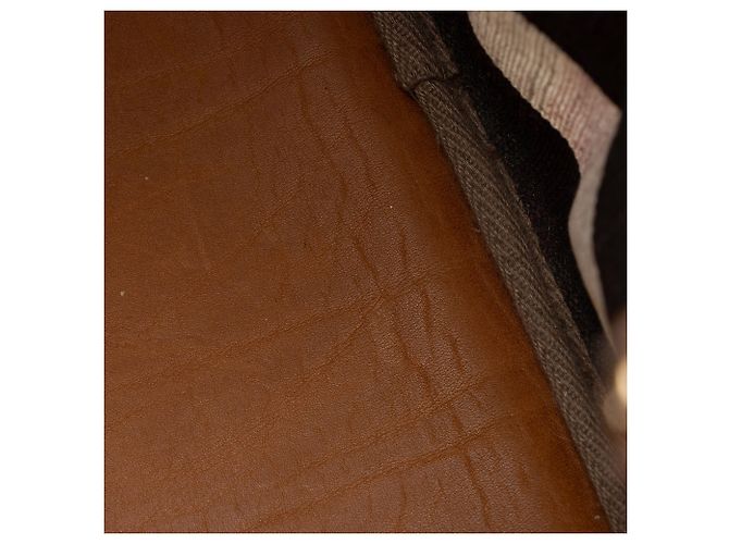 Borsa a secchiello Burberry Canvas Check Susanna Marrone Beige - vista 10