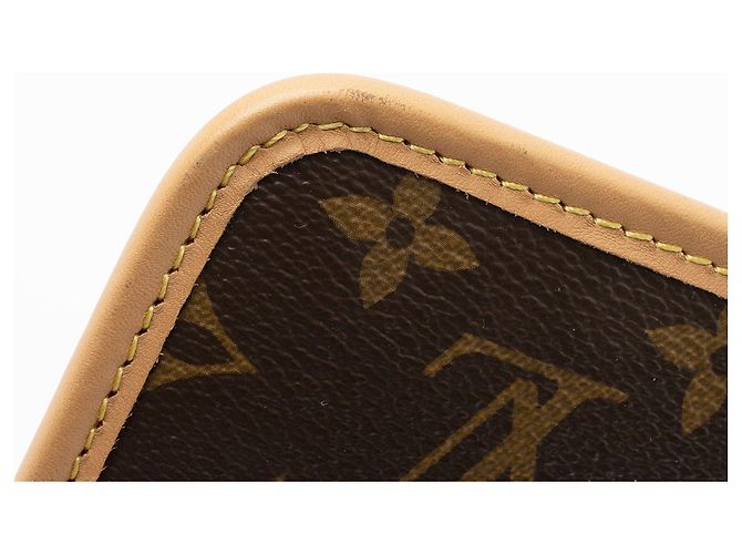 Louis Vuitton Monogram Canvas CarryAll MM Pochette Marrone - vista 9