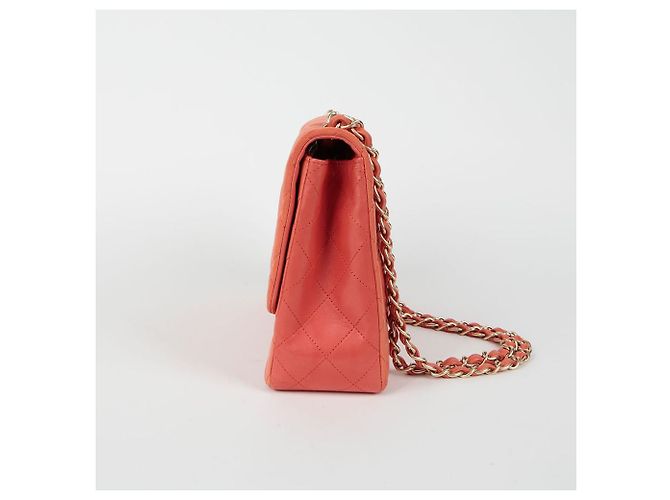 Chanel Borsa a tracolla grande classica Arancione - vista 6