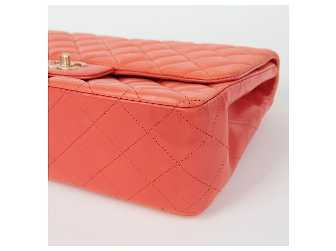 Chanel Borsa a tracolla grande classica Arancione - vista 9