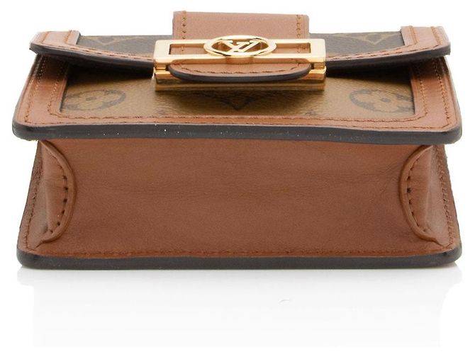 Borsello da cintura Louis Vuitton Reverse Monogram Dauphine Bumbag BB Marrone - vista 4