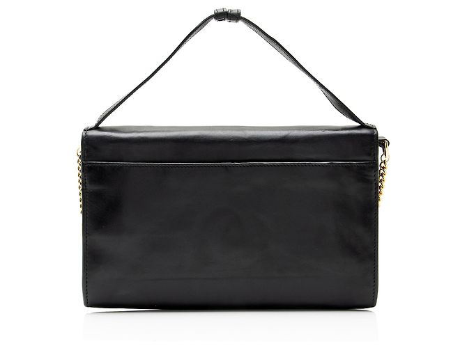 Borsa a tracolla Gucci Zumi in pelle Nero - vista 3
