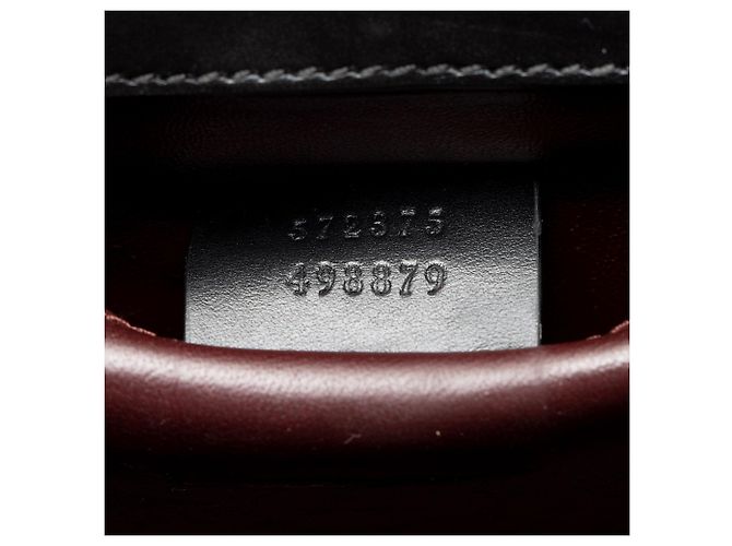 Borsa a tracolla Gucci Zumi in pelle Nero - vista 6
