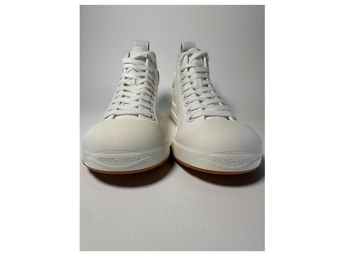 Bottega Veneta Vulcan High-Top Sneaker Weiß - Ansicht 10