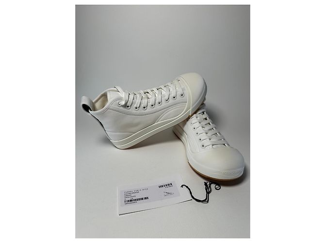 Bottega Veneta Vulcan High-Top Sneaker Weiß - Ansicht 12