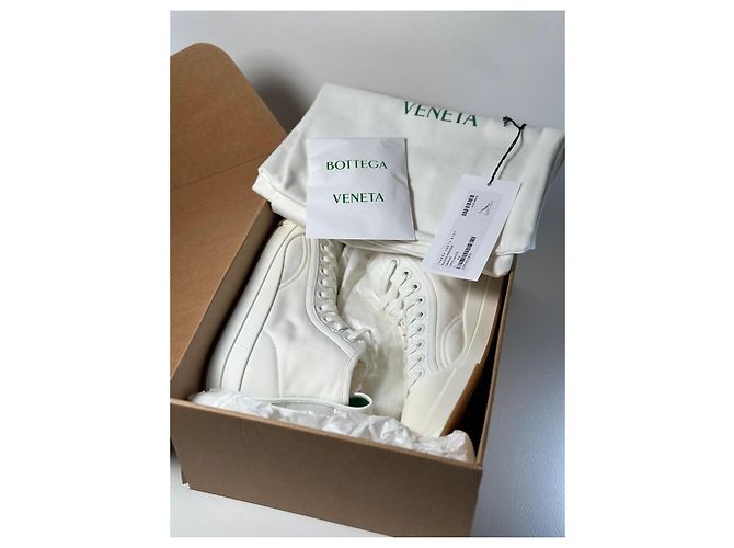 Bottega Veneta Vulcan High-Top Sneaker Weiß - Ansicht 3