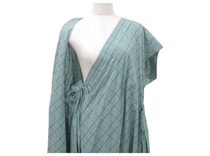 Autre Marque Blamink M CO CHK CASH WRAP Kleid Grün - Ansicht 6