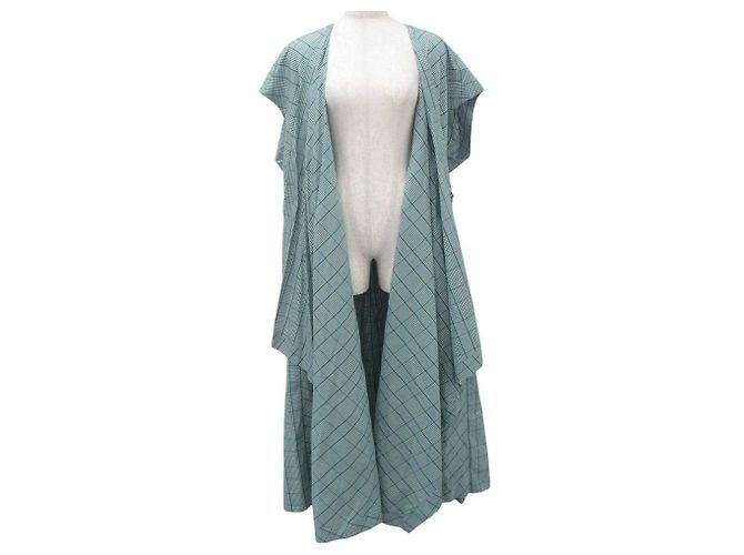 Autre Marque Blamink M CO CHK CASH WRAP Kleid Grün - Ansicht 9