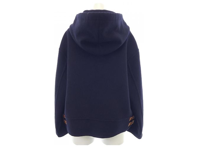 Céline Chaqueta Celine Triomphe 100% Cachemira Azul Azul marino - vista 2