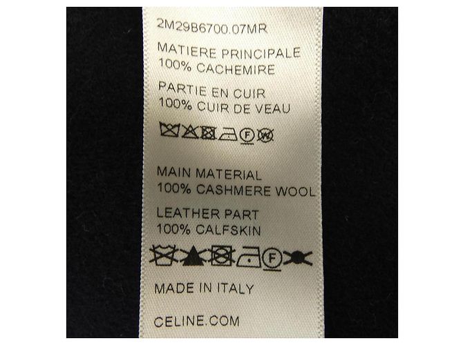 Céline Chaqueta Celine Triomphe 100% Cachemira Azul Azul marino - vista 3