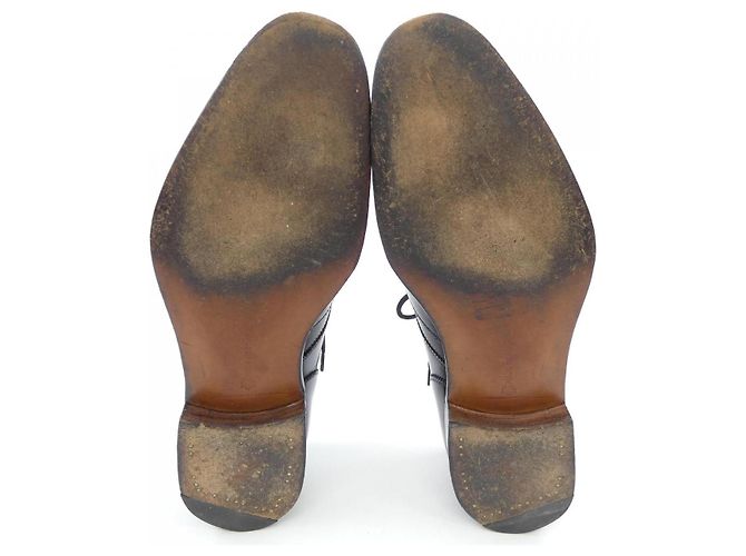 Autre Marque Edward Green Lederschuhe Schwarz - Ansicht 4