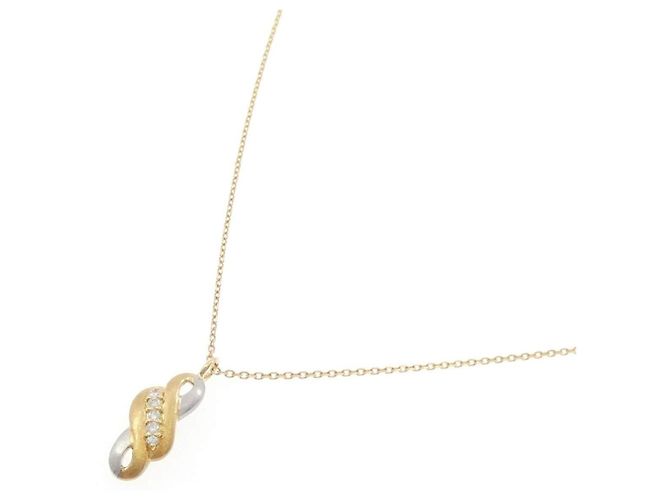Autre Marque Collana di diamanti Au750/PT850 D'oro - vista 2