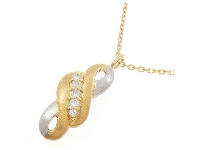 Autre Marque Collana di diamanti Au750/PT850 D'oro - vista 3