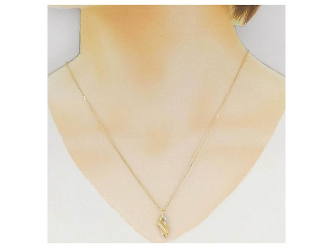 Autre Marque Collana di diamanti Au750/PT850 D'oro - vista 6