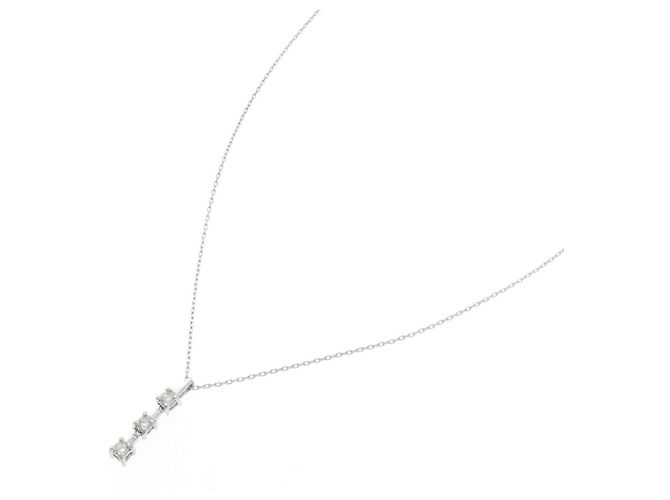 Autre Marque Collana di diamanti Pt900/Pt850 Argento - vista 2