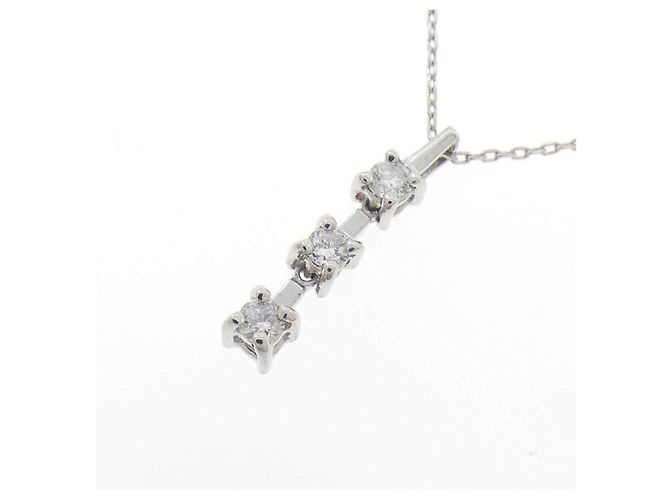 Autre Marque Collana di diamanti Pt900/Pt850 Argento - vista 3