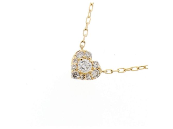 Autre Marque Collana Cuore con Diamanti Au750 D'oro - vista 3