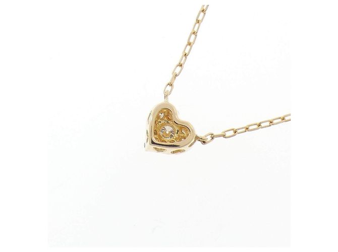 Autre Marque Collana Cuore con Diamanti Au750 D'oro - vista 4