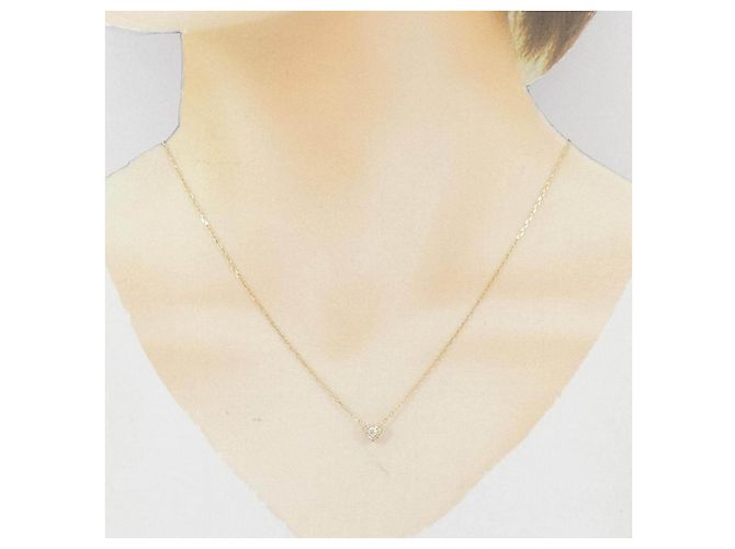 Autre Marque Collana Cuore con Diamanti Au750 D'oro - vista 6