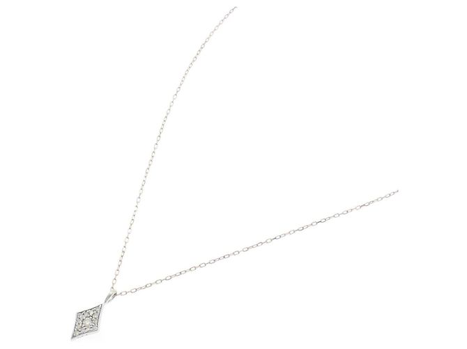 Autre Marque Collana con diamanti K10WG K10YG D'oro - vista 2