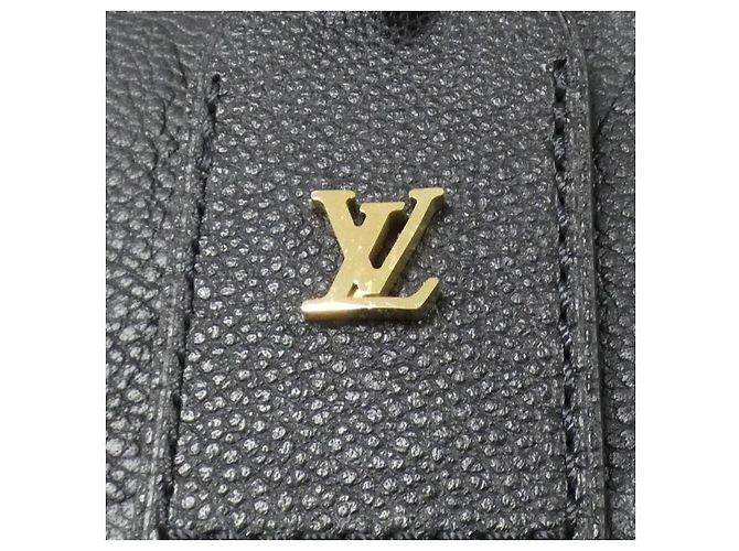 Borsa Louis Vuitton Monogram Empreinte Trianon Nero - vista 4