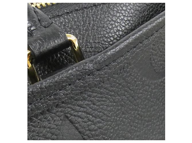 Borsa Louis Vuitton Monogram Empreinte Trianon Nero - vista 5