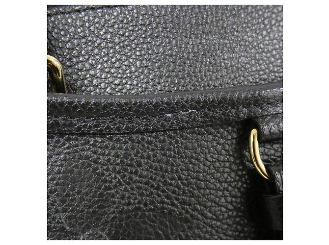 Borsa Louis Vuitton Monogram Empreinte Trianon Nero - vista 6