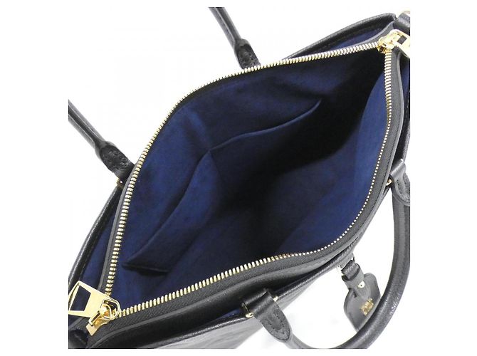 Borsa Louis Vuitton Monogram Empreinte Trianon Nero - vista 8