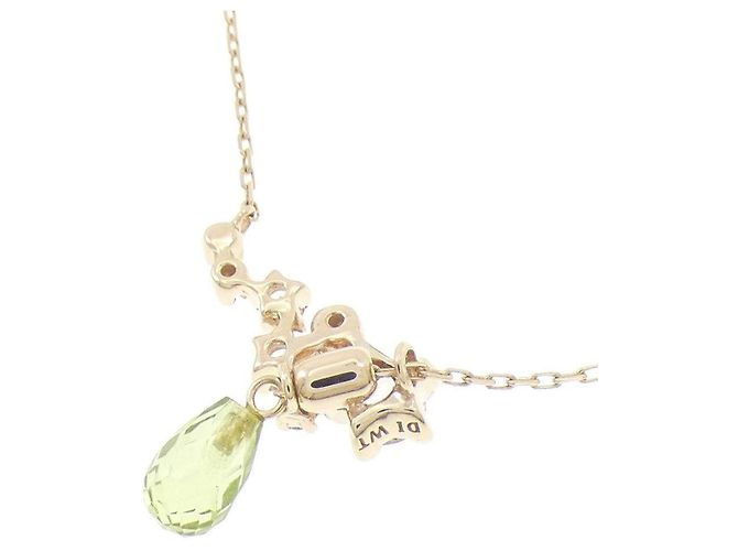 Autre Marque Vendome K10 Yellow Gold Color Stone Necklace Golden - view 4
