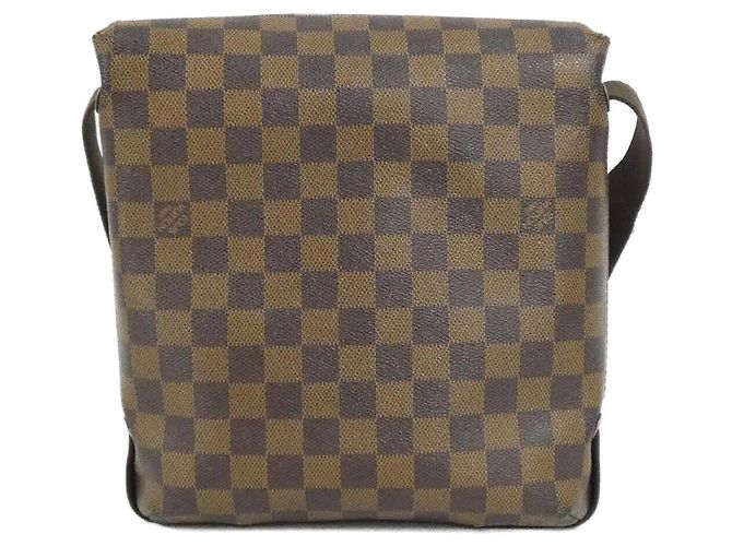 Borsa a tracolla Louis Vuitton Brooklyn Damier Marrone - vista 2