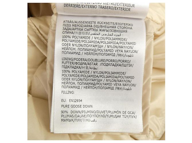 Abrigo de plumón Moncler BELLETTE Beige - vista 3