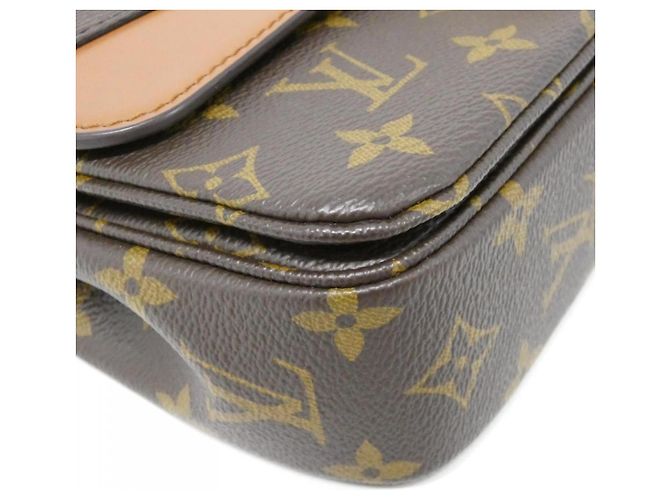 Louis Vuitton Monogram Shoulder Bag Brown - view 3