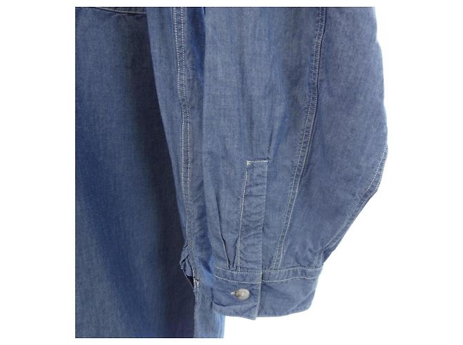 Autre Marque Camicia J.S HOMESTEAD Blu - vista 6