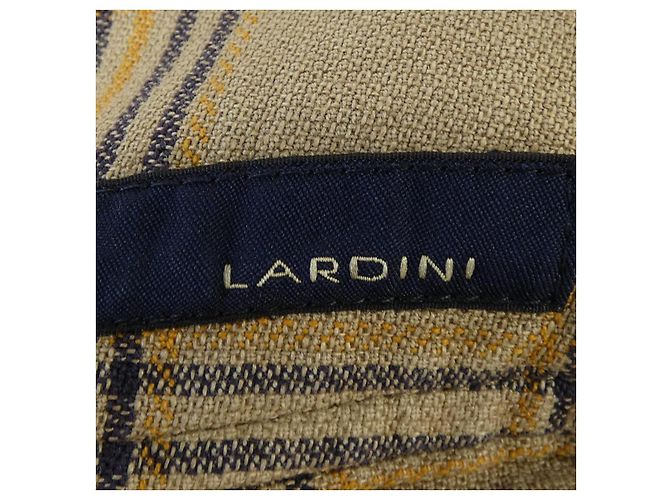 Autre Marque Chaqueta de lana Lardini Beige Amarillo Azul marino - vista 4