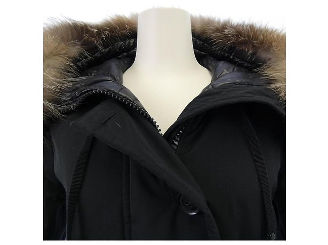 Abrigo de plumón Moncler MONTICOLE Fox Negro - vista 5